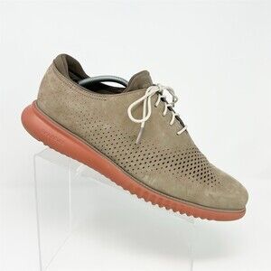 Cole Haan Men's Oxford Shoes Beige Taupe Lace Up Lightweight Breathable Size 12